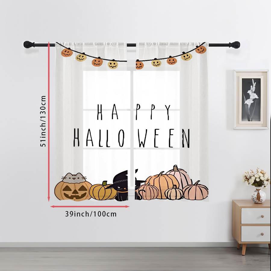 2 Cortinas Transparentes con E - Home Decor Garland reseña y precio