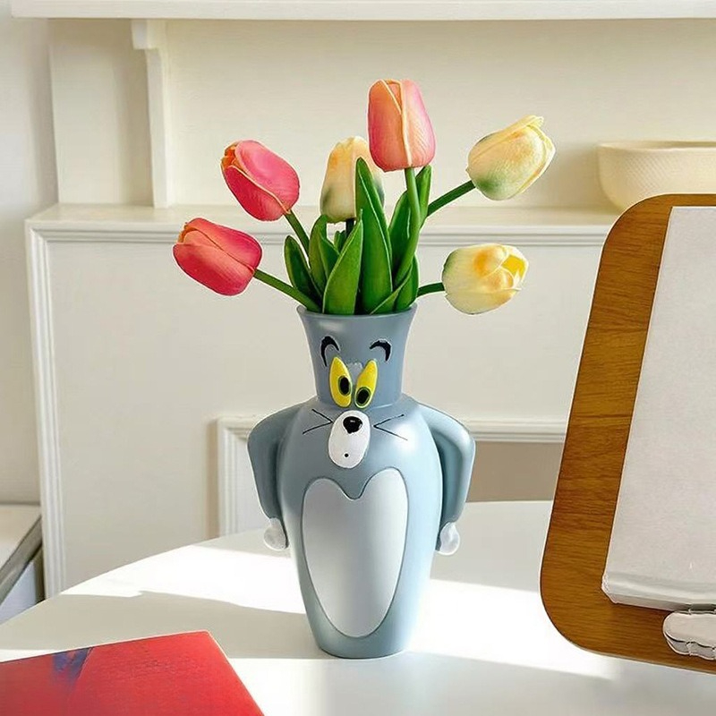 Jarrón Decorativo con Diseño d - Home Decor Flowers reseña y precio