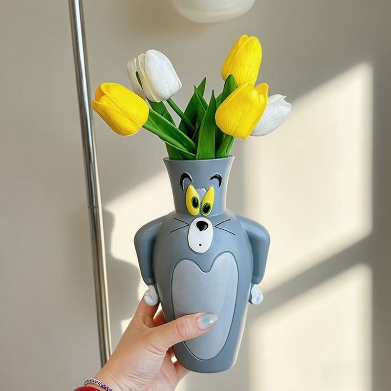 Jarrón Decorativo con Diseño d - Home Decor Flowers reseña y precio