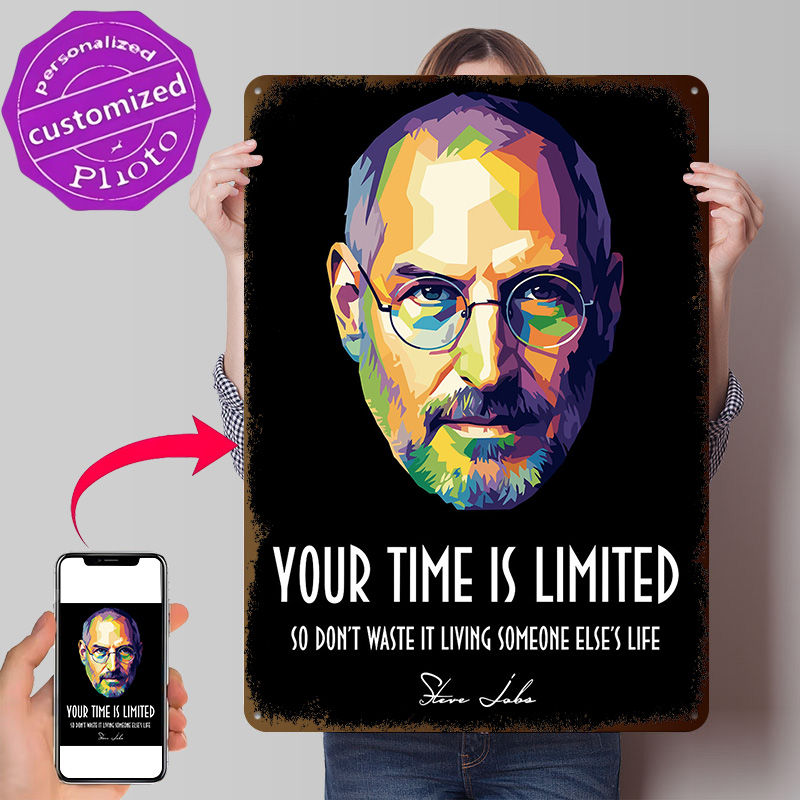 Retrato Pop Art de Steve Jobs, - Home Decor Jobs reseña y precio