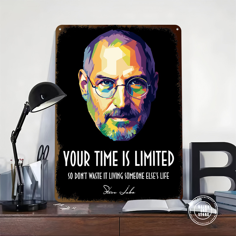 Retrato Pop Art de Steve Jobs, - Home Decor Jobs reseña y precio