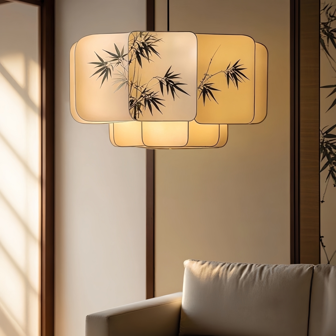 Lámpara Colgante de Bambú con  - Home Decor Zen Style reseña y precio