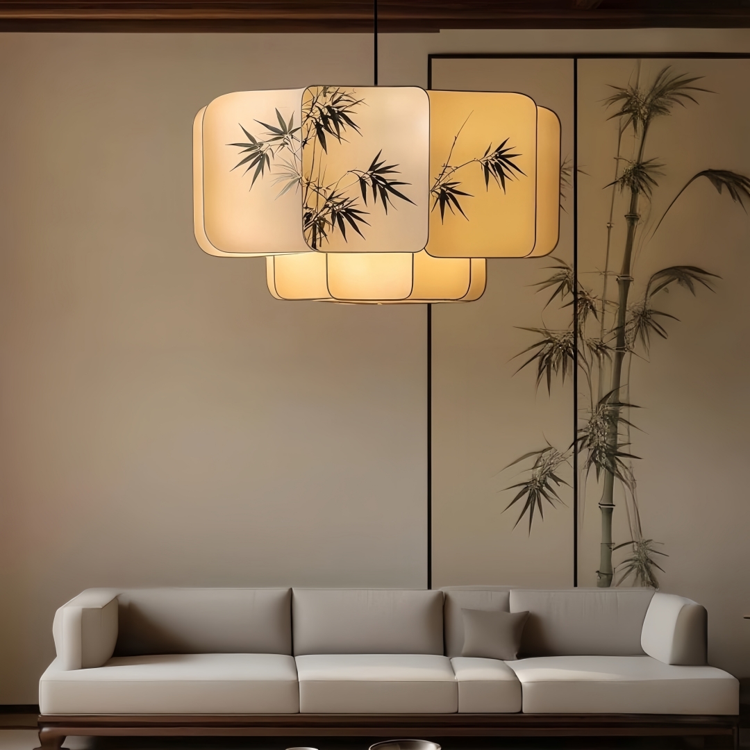 Lámpara Colgante de Bambú con  - Home Decor Zen Style reseña y precio
