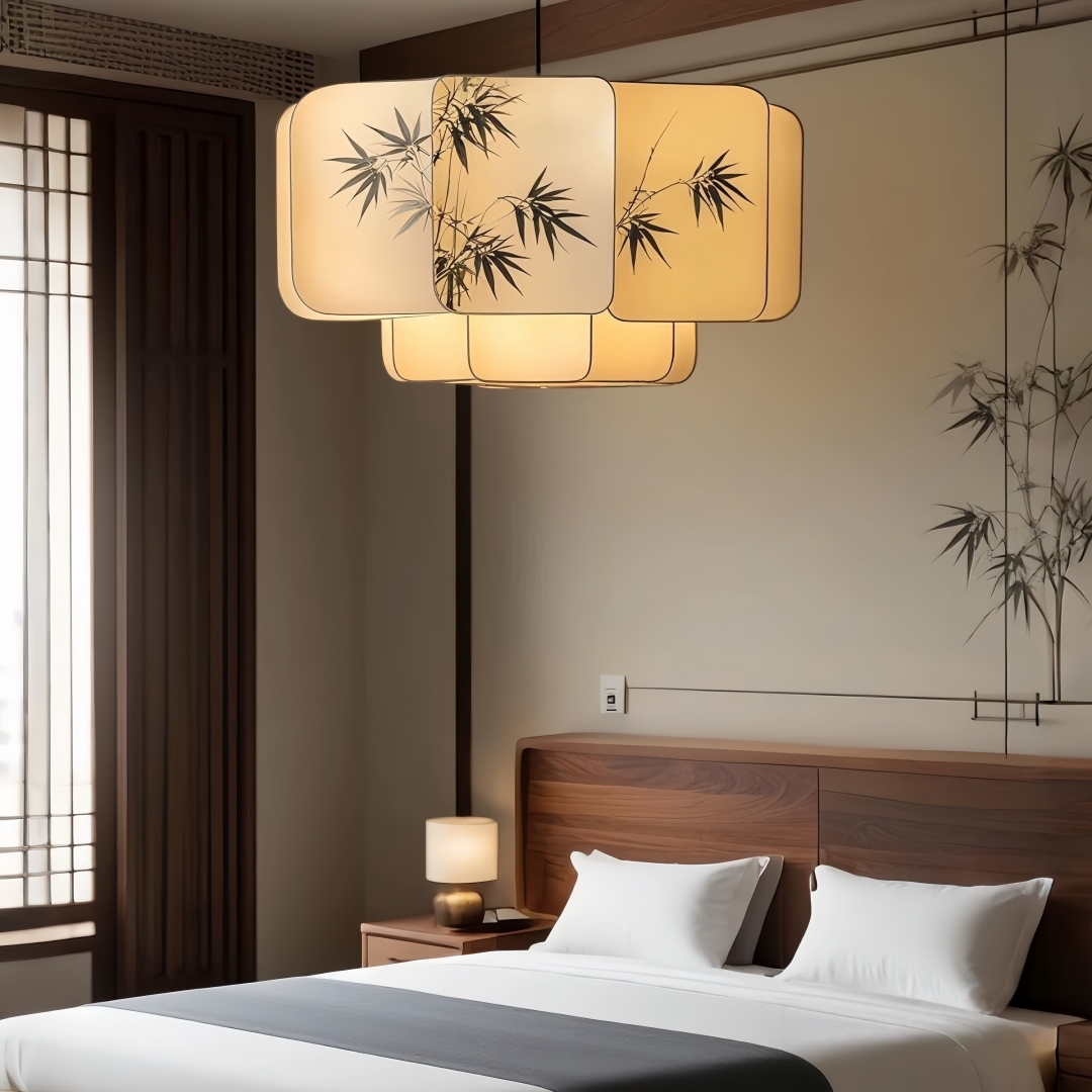 Lámpara Colgante de Bambú con  - Home Decor Zen Style reseña y precio