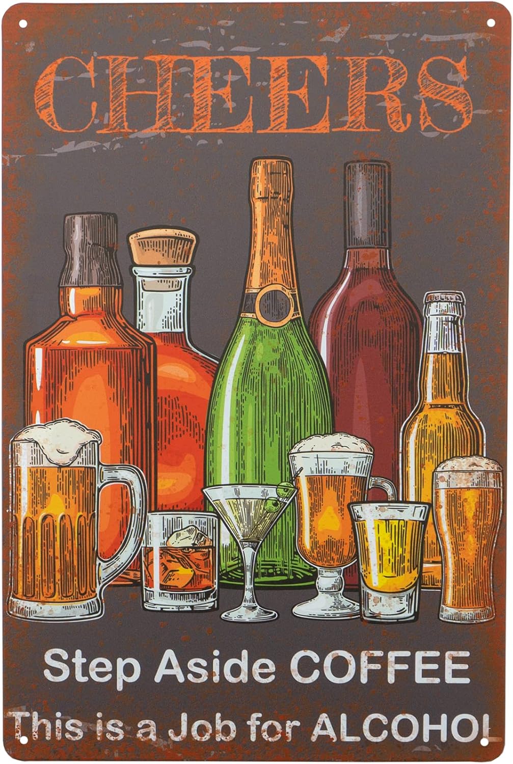 Letrero de Bar Vintage de Meta - Home Decor Jobs reseña y precio