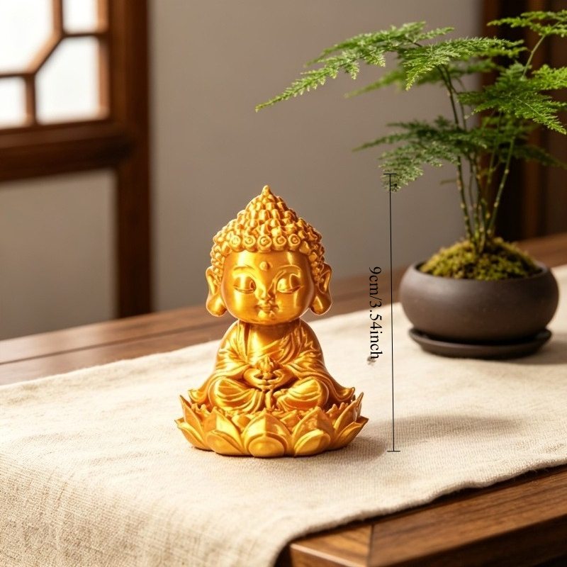 Figura de Buda Meditando Dorad - Home Decor Zen Style reseña y precio