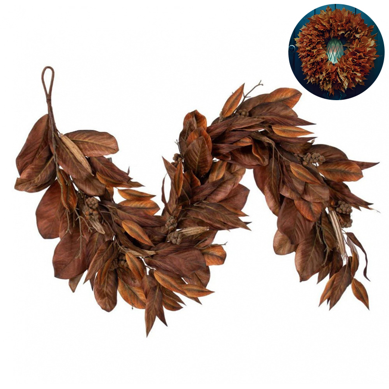 Guirnalda de hojas de Magnolia - Home Decor Garland reseña y precio