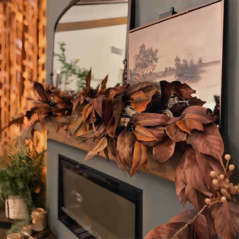 Guirnalda de hojas de Magnolia - Home Decor Garland reseña y precio