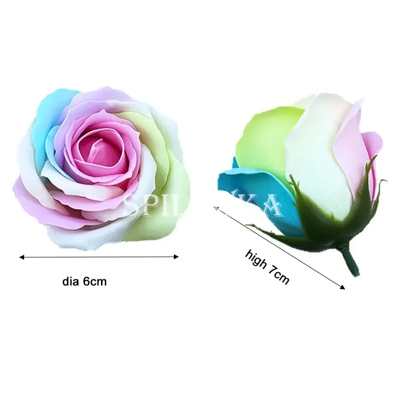 Spilewka 6X7cm Rosa colorida f - Home Decor Flowers reseña y precio